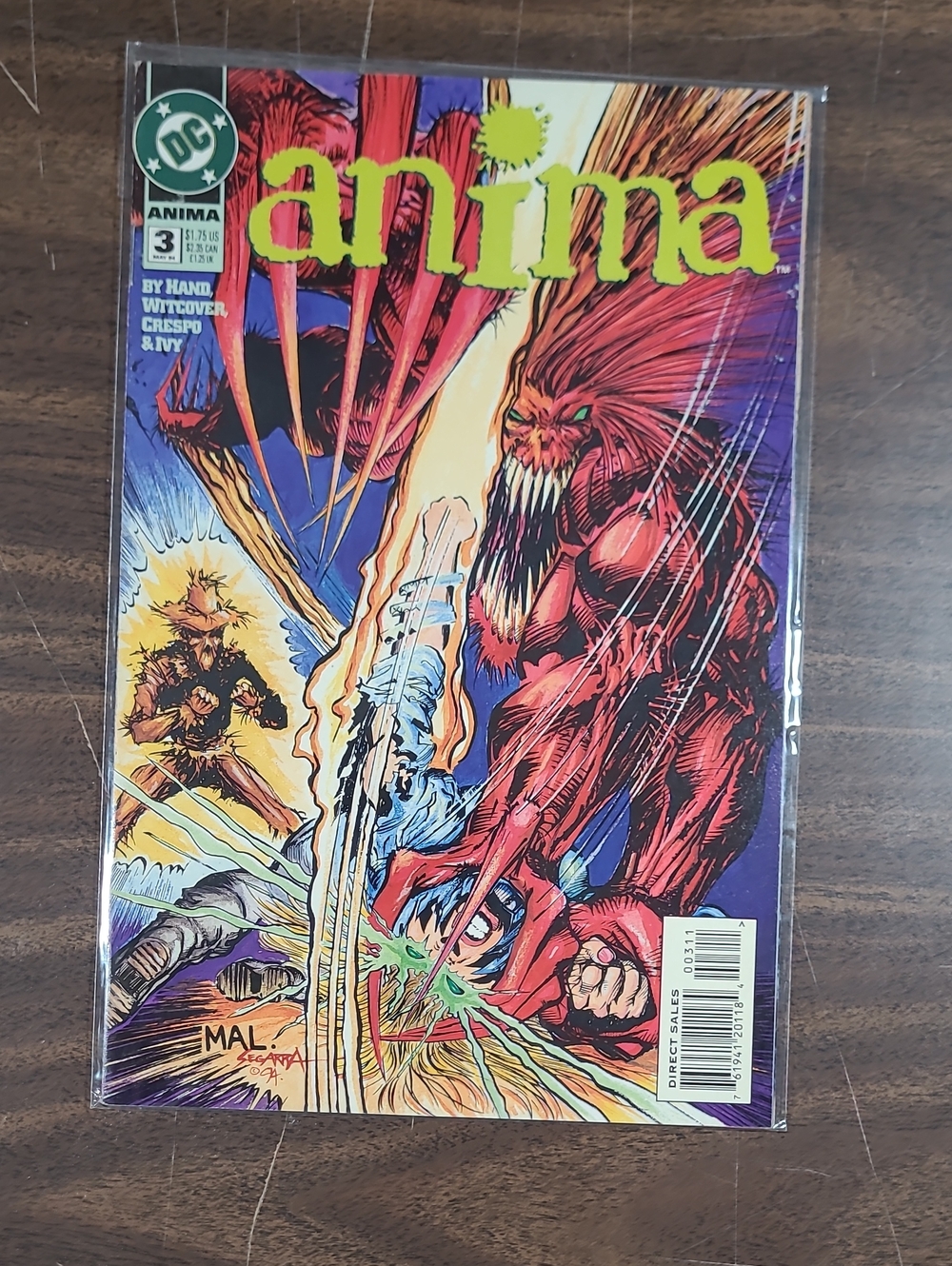 DC Anima Comic Book #3 May 1994 Bagged